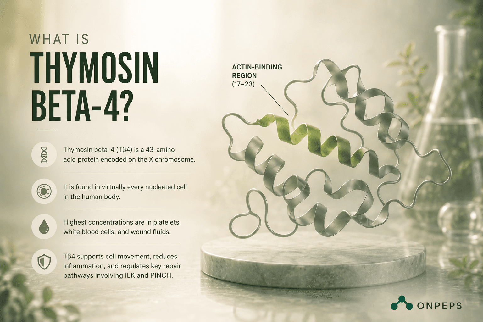 What Is Thymosin Beta-4? The Full 43-Amino-Acid Protein